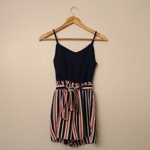 Red, White, Blue Romper